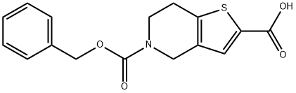 Thieno[3,2-c]pyridine-2,5(4H)-dicarboxylic acid, 6,7-dihydro-, 5-(phenylmethyl) ester
