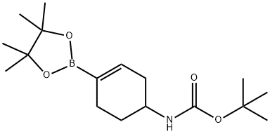 3-丁基-(4-(4,4,5,5-四甲基-1,3,2-二氧杂环戊硼烷-2 - 基)环己-3 - 烯-1 - 基)氨基甲酸叔丁酯