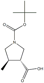 1,3-pyrrolidinedicarboxylic acid, 4-methyl-, 1-(1,1-dimethylethyl) ester, (3r,4r)-rel-