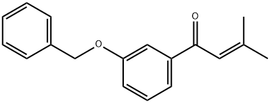 2-Buten-1-one, 3-methyl-1-[3-(phenylmethoxy)phenyl]-