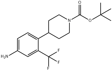 tert-butyl 4-(4-amino-2-(trifluoromethyl)phenyl)piperidine-1-carboxylate