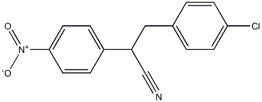 3-(4-chlorophenyl)-2-(4-nitrophenyl)propanenitrile