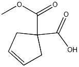 3-Cyclopentene-1,1-dicarboxylic acid monomethyl ester