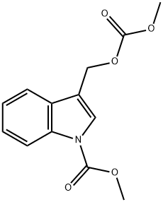 methyl 3-(((methoxycarbonyl)oxy)methyl)-1H-indole-1-carboxylate