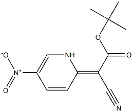 t-Butyl 2-cyano-2-(5-nitropyridin-2(1H)-ylidene)acetate