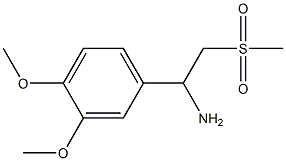 1-(3,4-Dimethoxyphenyl)-2-(methylsulfonyl)ethan-1-amine