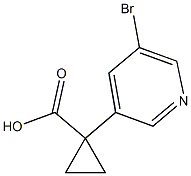 1-(5-溴吡啶-3-基)环丙烷-1-羧酸