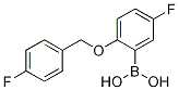 5-Fluoro-2-(4-fluorophenylmethoxy)phenylboronic acid