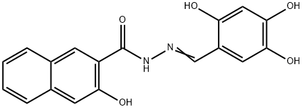 3-Hydroxynaphthalene-2-carboxylic acid 2-[(2,4,5)-trihydroxyphenyl)methylene]hydrazide