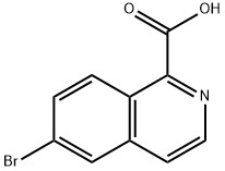 1-Isoquinolinecarboxylic acid, 6-bromo-