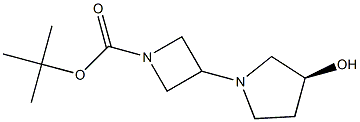 1-Azetidinecarboxylic acid, 3-[(3S)-3-hydroxy-1-pyrrolidinyl]-,1,1-diMethylethyl ester