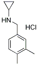 N-Cyclopropyl-3,4-dimethylbenzylamine hydrochloride, 4-(Cyclopropylamino)-o-xylene hydrochloride