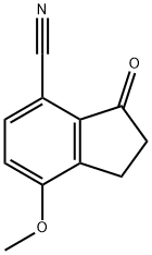 1H-Indene-4-carbonitrile, 2,3-dihydro-7-methoxy-3-oxo-