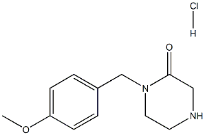 1-(4-METHOXYBENZYL)PIPERAZIN-2-ONE HYDROCHLORIDE