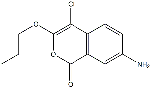 7-Amino-4-chloro-3-propoxy-isochromen-1-one