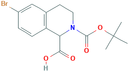 6-Bromo-2-(tert-butoxycarbonyl)-1,2,3,4-tetrahydro-isoquinoline-1-carboxylic acid