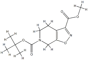6-tert-Butyl 3-methyl 4,5-dihydroisoxazolo[5,4-c]pyridine-3,6(7H)-dicarboxylate