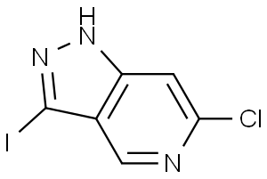 1H-PYRAZOLO[4,3-C]PYRIDINE, 6-CHLORO-3-IODO-