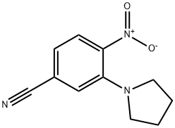 Benzonitrile, 4-nitro-3-(1-pyrrolidinyl)-