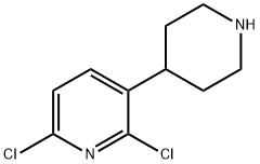 Pyridine, 2,6-dichloro-3-(4-piperidinyl)-