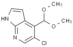 5-Chloro-4-(dimethoxymethyl)-1H-pyrrolo-[2,3-b]pyridine
