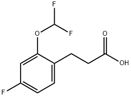 Benzenepropanoic acid, 2-(difluoromethoxy)-4-fluoro-