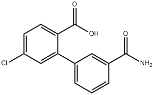 2-(3-Aminocarbonylphenyl)-4-chlorobenzoic acid