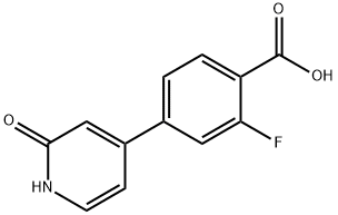 4-(4-Carboxy-3-fluorophenyl)-2-hydroxypyridine