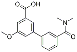 3-[3-(N,N-DiMethylaMinocarbonyl)phenyl]-5-Methoxybenzoic acid