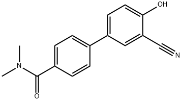 2-Cyano-4-[4-(N,N-dimethylaminocarbonyl)phenyl]phenol