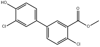 2-Chloro-4-(4-chloro-3-methoxycarbonylphenyl)phenol