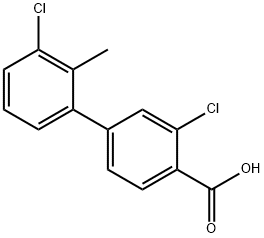 2-Chloro-4-(3-chloro-2-methylphenyl)benzoic acid