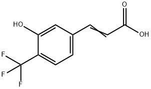 2-Propenoic acid, 3-[3-hydroxy-4-(trifluoromethyl)phenyl]-