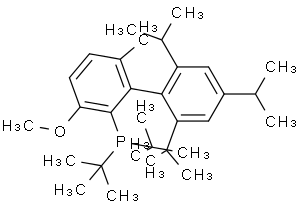 Di-tert-butyl(2′,4′,6′-triisopropyl-3-methoxy-6-methyl-[1,1′-biphenyl]-2-yl)phosphine