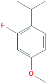 Benzene, 2-fluoro-4-Methoxy-1-(1-Methylethyl)-