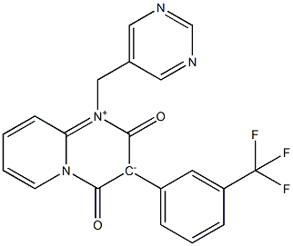 3,4-dihydro-2,4-dioxo-1-(pyrimidin-5-ylmethyl)-3-(α,α,α-trifluoro-m-tolyl)-2H-pyrido[1,2-a]pyrimidin-1-ium-3-ide