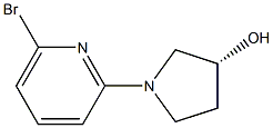 3-Pyrrolidinol, 1-(6-bromo-2-pyridinyl)-, (3R)-