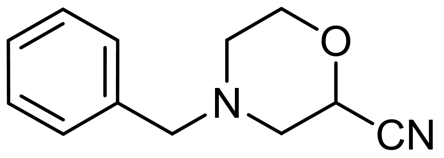 2-Morpholinecarbonitrile, 4-(phenylmethyl)-