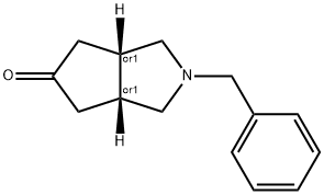 Cyclopenta[c]pyrrol-5(1H)-one, hexahydro-2-(phenylmethyl)-, (3aR,6aS)-rel-