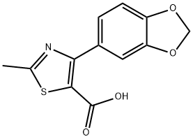 4-(benzo[d][1,3]dioxol-5-yl)-2-methylthiazole-5-carboxylic acid