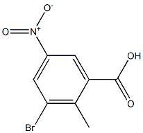 3-溴-2-甲基-5-硝基苯甲酸