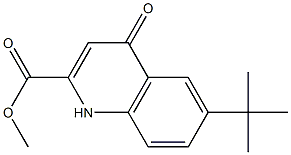 6-(1,1-二甲基乙基)-1,4-二氢-4-氧代-2-喹啉羧酸甲酯