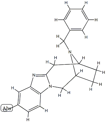7,10-IMinoazocino[1,2-a]benziMidazole, 3-chloro-6,7,8,9,10,11-hexahydro-13-(phenylMethyl)-