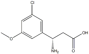 Benzenepropanoic acid, β-amino-3-chloro-5-methoxy-, (βS)-