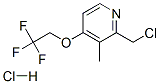 2-Chloromethyl-3-Methyl-4-(2,2,2-Trifluoroethoxy)Pyridine Hydrochloride