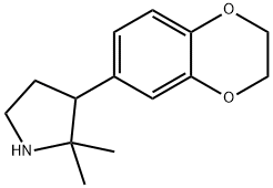 3-(2,3-dihydro-1,4-benzodioxin-6-yl)-2,2-dimethylpyrrolidine
