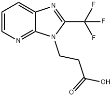 2-(三氟甲基)-3H-咪唑并[4,5-b]吡啶-3-丙酸