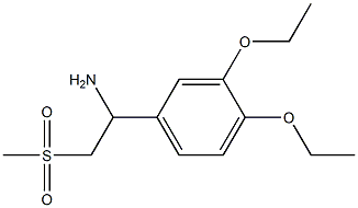 1-(3,4-Diethoxyphenyl)-2-(methylsulfonyl)ethan-1-amine