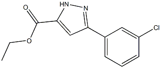 Ethyl 3-(3-chlorophenyl)-1H-pyrazole-5-carboxylate