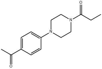 1-(4-(4-acetylphenyl)piperazin-1-yl)propan-1-one